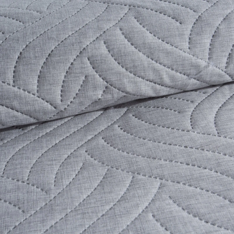 NARZUTA D91 LEN 200 X 220 CM SREBRNY