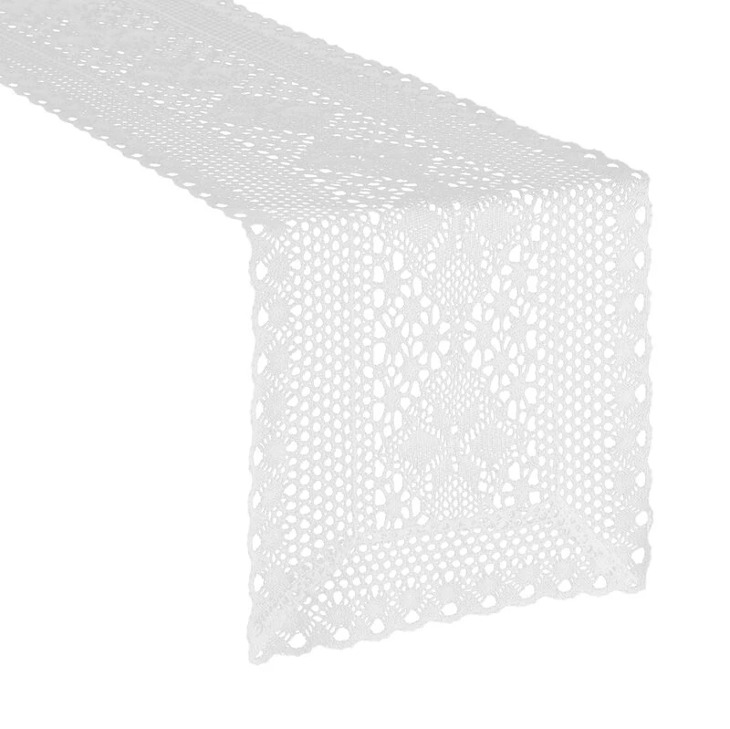 OBRUS MEGGY 32 X 180 CM BIAŁY