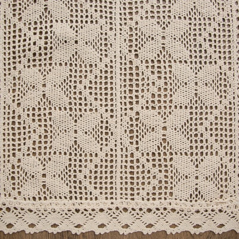 OBRUS MARTHA 40 X 140 CM JASNOBEŻOWY