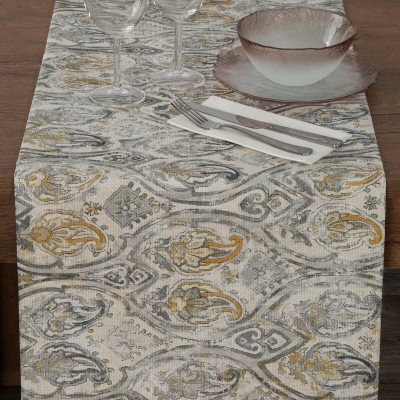 OBRUS BOCONO 40 X 140 CM MUSZTARDOWY