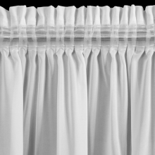 ZASŁONA GOTOWA ROSES 7 NA TAŚMIE 350 X 270 CM BIAŁY