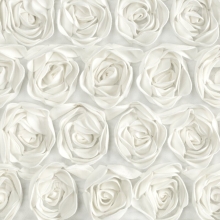 ZASŁONA GOTOWA ROSES 13 NA TAŚMIE 140 X 250 CM KREMOWY