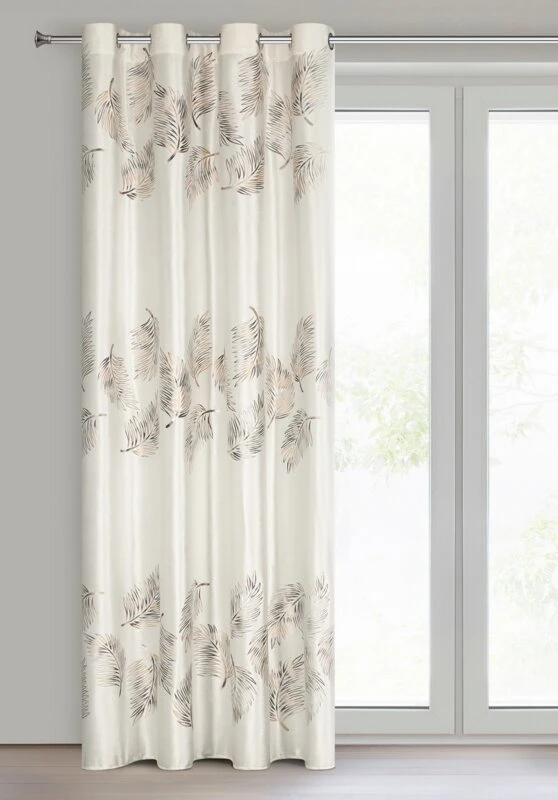 ZASŁONA GOTOWA IDALIA 140 X 250 CM KREMOWY