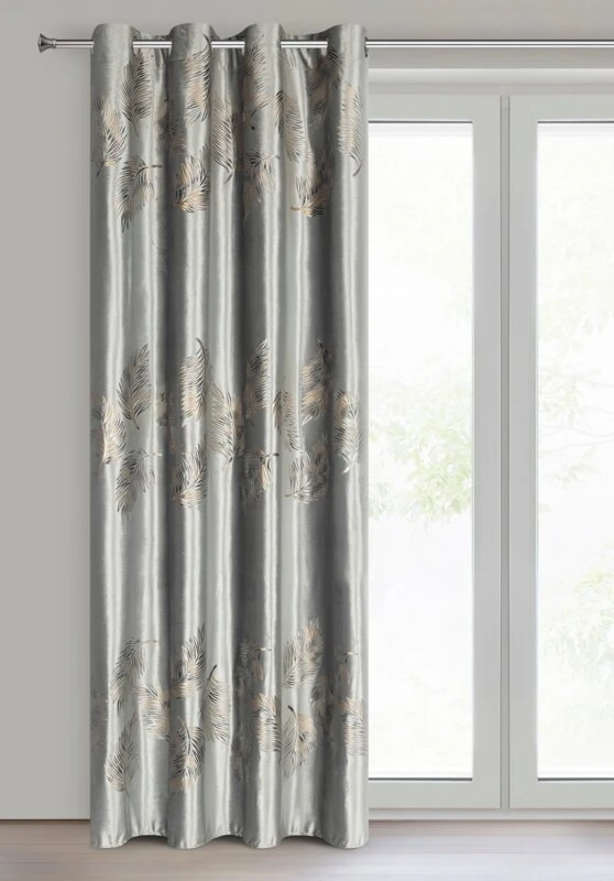 ZASŁONA GOTOWA IDALIA 140 X 250 CM SREBRNY