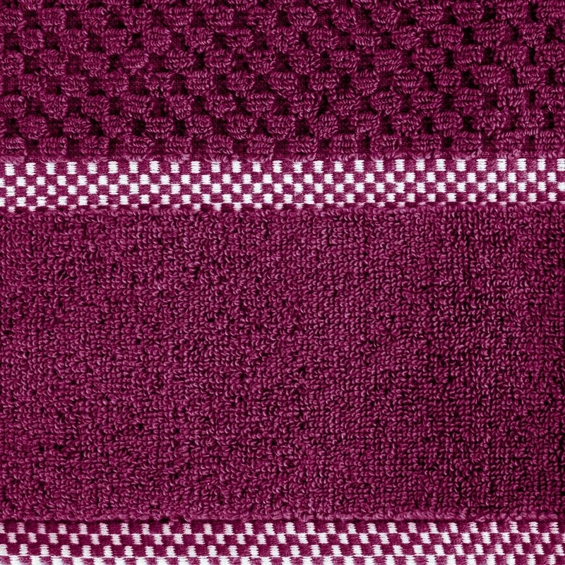 RĘCZNIK CALEB (08) 70 X 140 CM AMARANTOWY