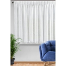 FIRANA GOTOWA SUZAN NA TAŚMIE 350 X 150 CM BIAŁY