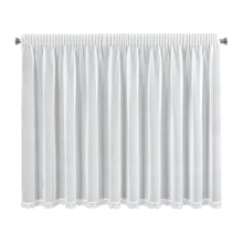 FIRANA GOTOWA SUZAN NA TAŚMIE 350 X 150 CM BIAŁY