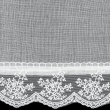 FIRANA GOTOWA SUZAN NA TAŚMIE 350 X 150 CM BIAŁY