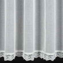 FIRANA GOTOWA SUZAN NA TAŚMIE 350 X 150 CM BIAŁY