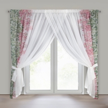 FIRANA GOTOWA JULIETA 1 NA TAŚMIE 400 X 250 CM BIAŁY