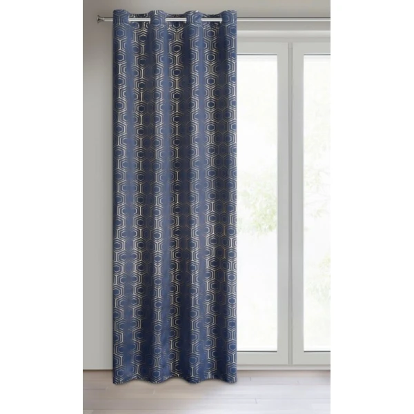 ZASŁONA GOTOWA KAJA 135 X 250 CM GRANATOWY
