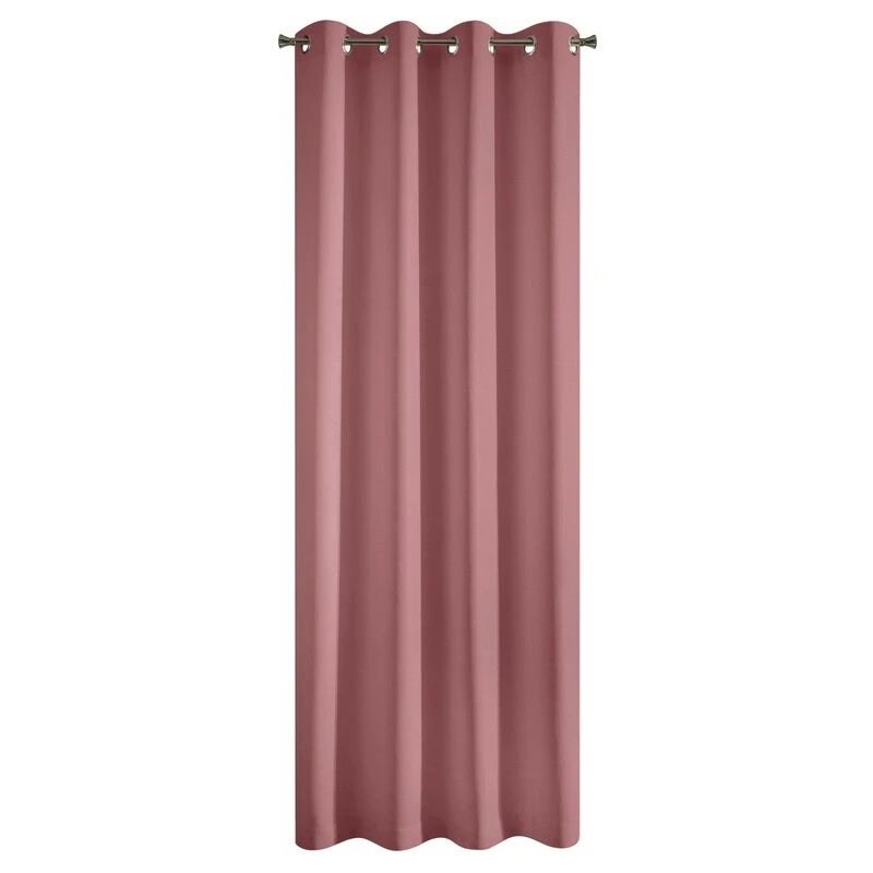 ZASŁONA GOTOWA RITA 140 X 250 CM CIEMNORÓŻOWY