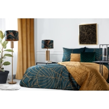 ZASŁONA GOTOWA MELANIE NA TAŚMIE 140 X 270 CM MIODOWY