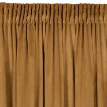 ZASŁONA GOTOWA MELANIE NA TAŚMIE 140 X 270 CM MIODOWY