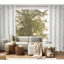 ZASŁONA GOTOWA MOLLY 140 X 250 CM BIAŁY