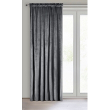 ZASŁONA GOTOWA MELANIE NA TAŚMIE 140 X 270 CM GRAFITOWY