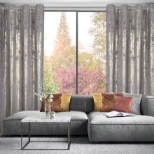 ZASŁONA GOTOWA RENIA 140 X 250 CM STALOWY