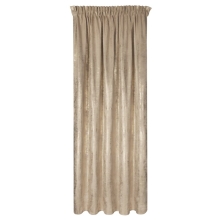 ZASŁONA GOTOWA RENIA NA TAŚMIE 140 X 270 CM BEŻOWY