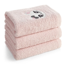 RĘCZNIK DZIECIĘCY BABY72 100 X 100 CM RÓŻOWY