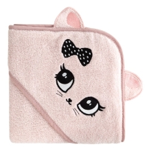 RĘCZNIK DZIECIĘCY BABY72 100 X 100 CM RÓŻOWY