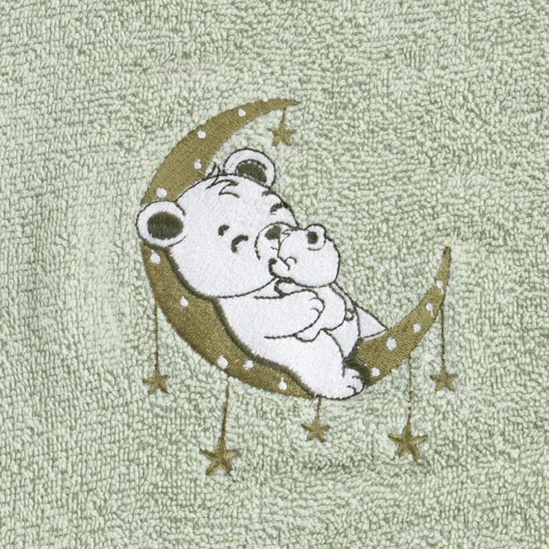 RĘCZNIK DZIECIĘCY BABY74 100 X 100 CM MIĘTOWY