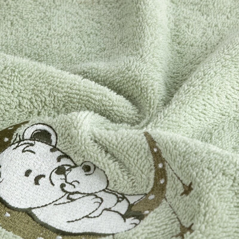 RĘCZNIK DZIECIĘCY BABY74 60 X 120 CM MIĘTOWY