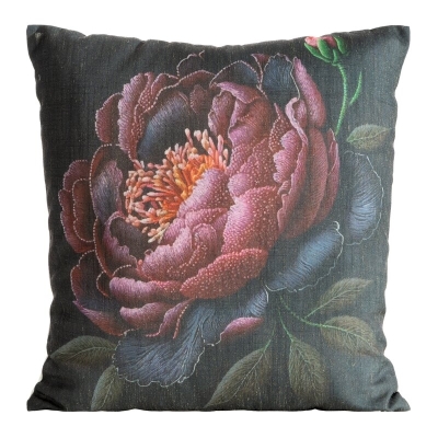 POSZEWKA LEN 54 45 X 45 CM CZARNY