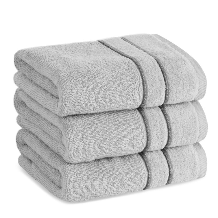 RĘCZNIK SIBEL (02) 50 X 90 CM SREBRNY RĘCZNIK SIBEL (02) 50 X 90 CM SREBRNY