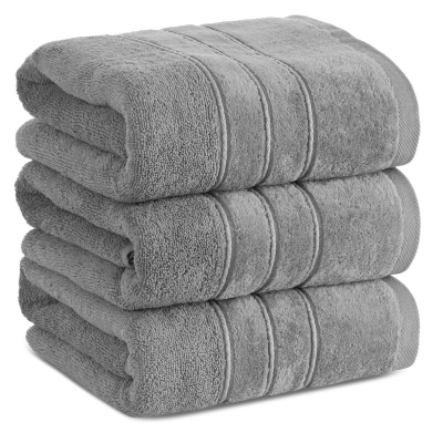 RĘCZNIK SIBEL (04) 70 X 140 CM STALOWY