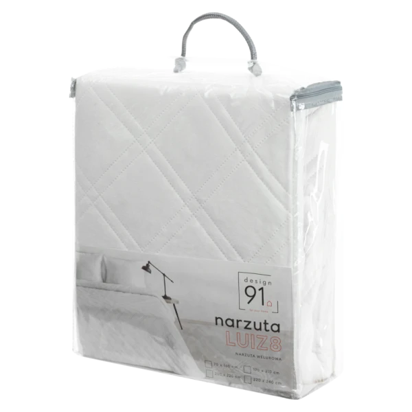 NARZUTA D91 LUIZ 8 170 X 210 CM BIAŁY