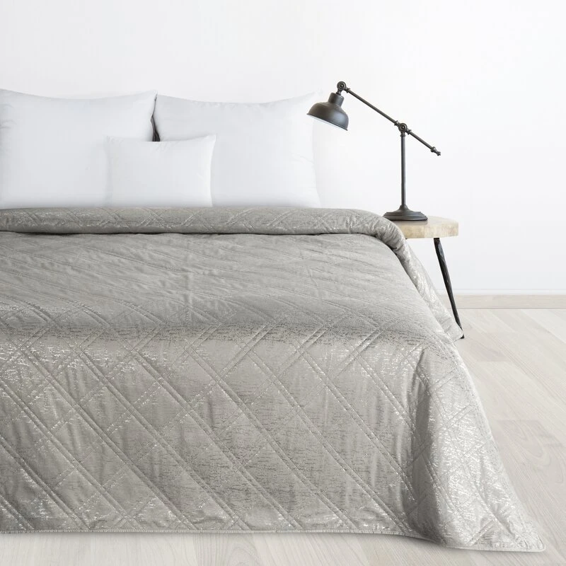 NARZUTA D91 LUIZ 200 X 220 CM SREBRNY