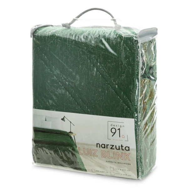 NARZUTA D91 LUIZ 200 X 220 CM ZIELONY