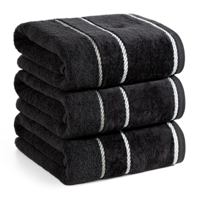 RĘCZNIK NEL (10) 50 X 90 CM CZARNY