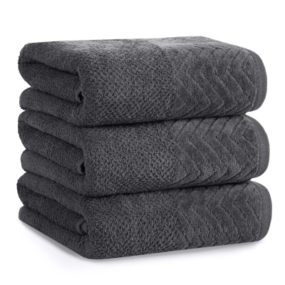 RĘCZNIK LOREN (11) 70 X 140 CM GRAFITOWY