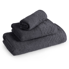 RĘCZNIK LOREN (11) 70 X 140 CM GRAFITOWY