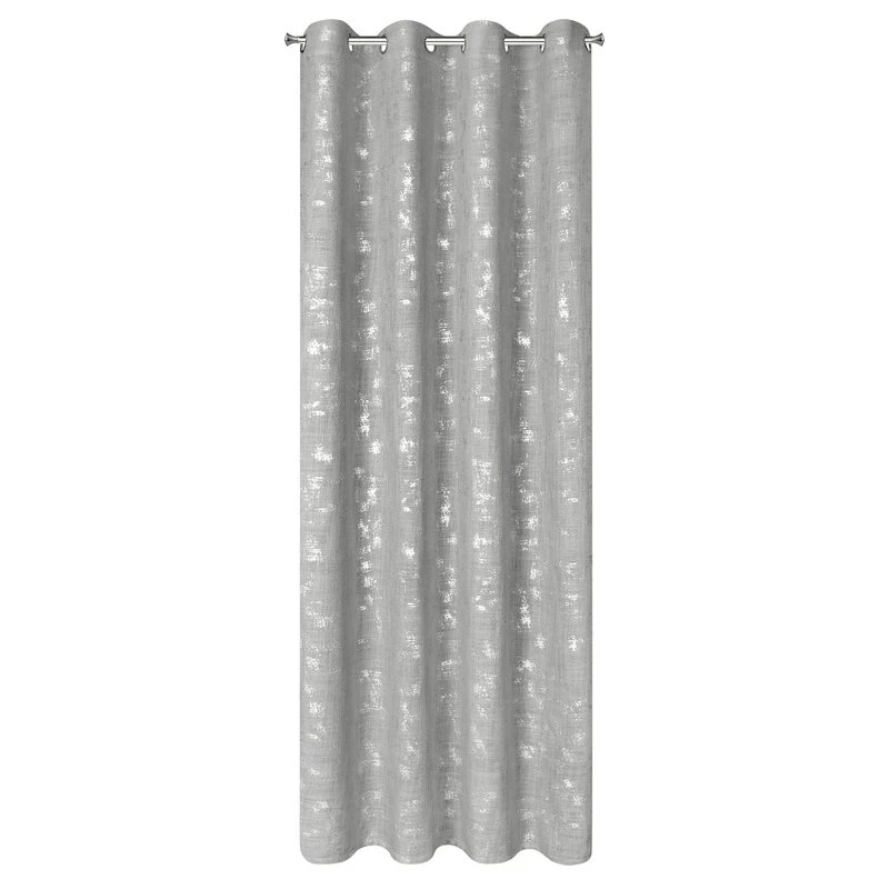 ZASŁONA GOTOWA SOLANA 140 X 250 CM SREBRNY