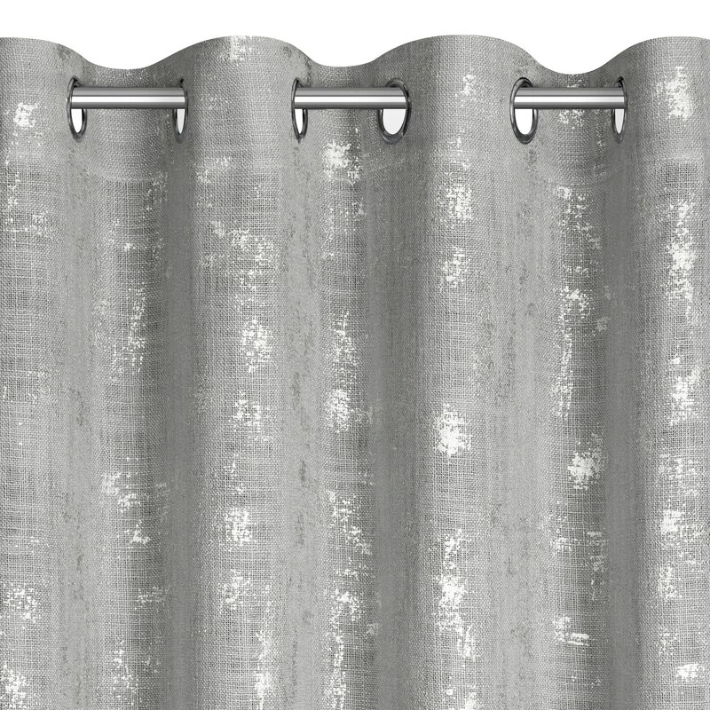 ZASŁONA GOTOWA SOLANA 140 X 250 CM SREBRNY