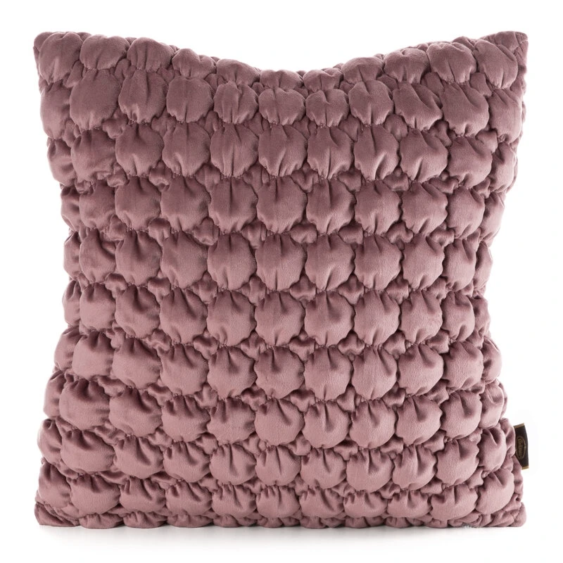 POSZEWKA VELVET 193 45 X 45 CM PUDROWY