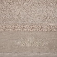 RĘCZNIK SISI (04) 50 X 90 CM BEŻOWY