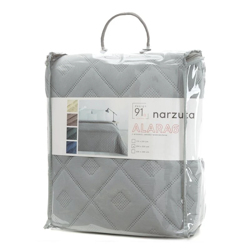 NARZUTA D91 ALARA6 170 X 210 CM SREBRNY