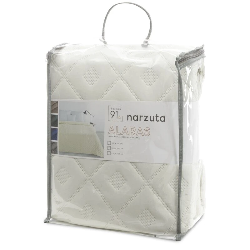 NARZUTA D91 ALARA6 200 X 220 CM KREMOWY