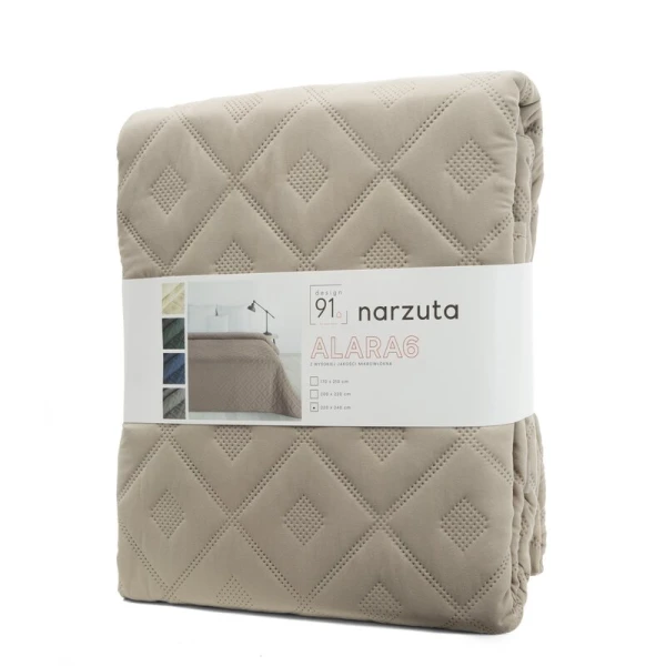 NARZUTA D91 ALARA6 220 X 240 CM CIEMNOBEŻOWY