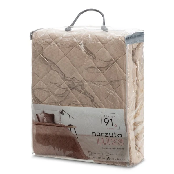 NARZUTA D91 LUIZ 6 200 X 220 CM BEŻOWY