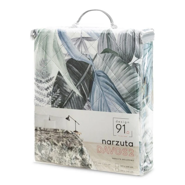 NARZUTA D91 DAVOS2 170 X 210 CM ZIELONY