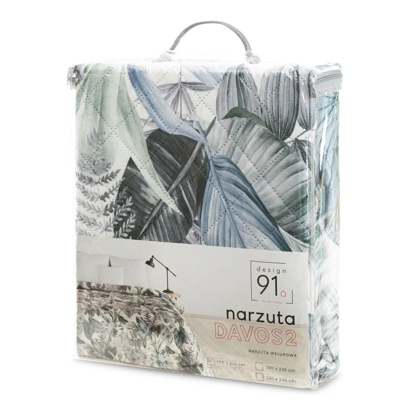 NARZUTA D91 DAVOS2 220 X 240 CM ZIELONY