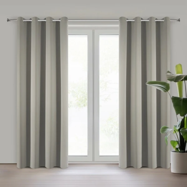 ZASŁONA GOTOWA D91 PARISA 140 X 250 CM CIEMNOBEŻOWY