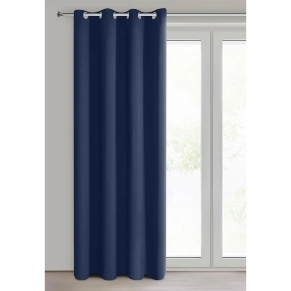 ZASŁONA GOTOWA D91 PARISA 140 X 250 CM GRANATOWY