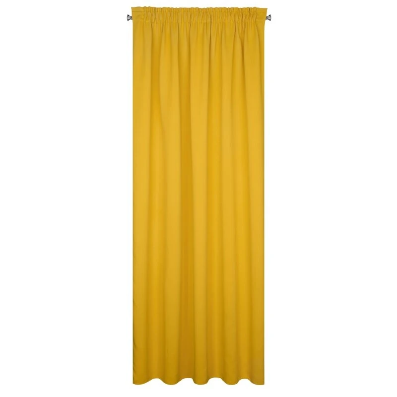 ZASŁONA GOTOWA D91 PARISA NA TAŚMIE 140 X 270 CM MUSZTARDO