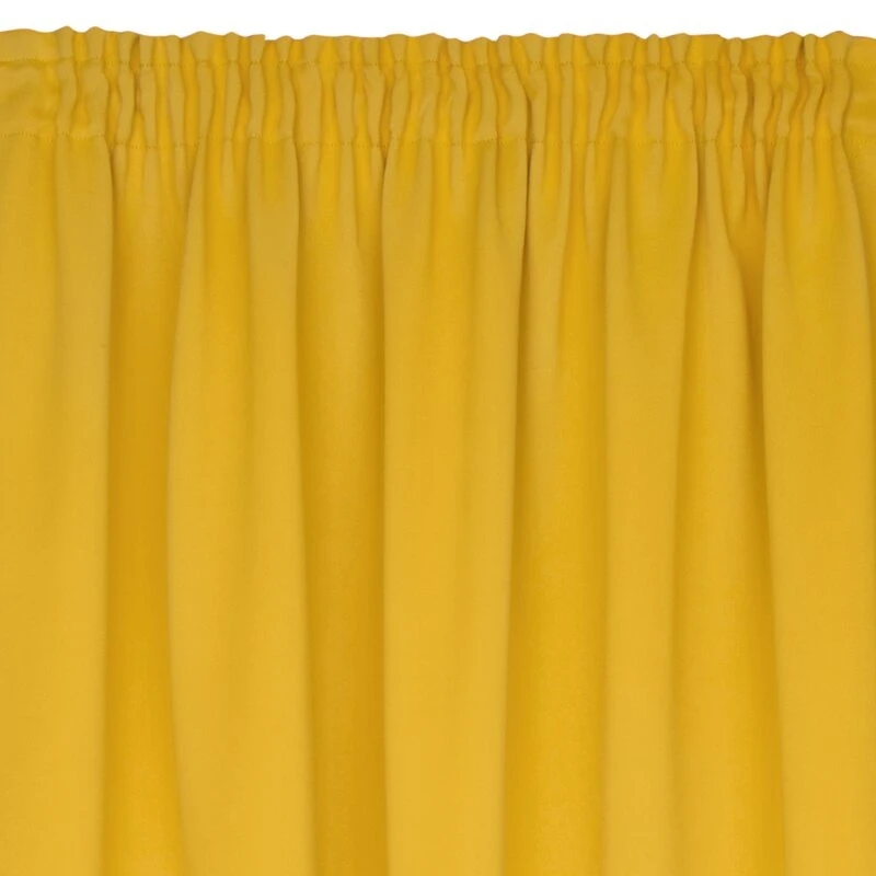 ZASŁONA GOTOWA D91 PARISA NA TAŚMIE 140 X 270 CM MUSZTARDO