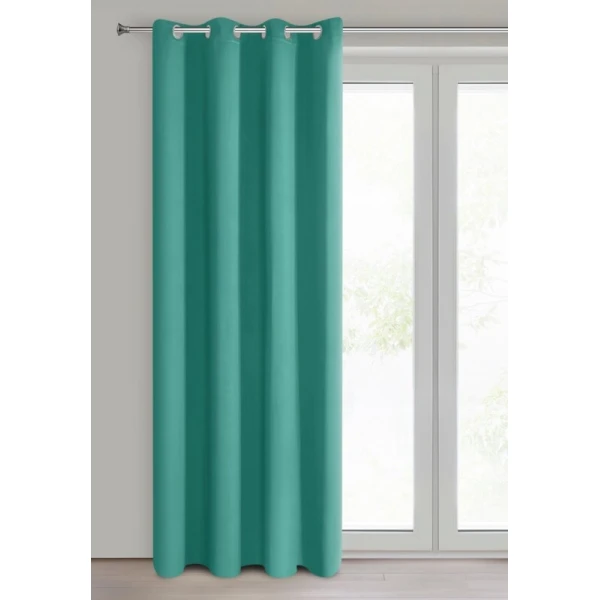 ZASŁONA GOTOWA D91 PARISA 140 X 250 CM TURKUSOWY